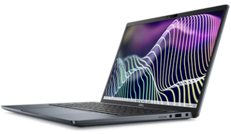 Dell Latitude 7340 with fingerprint reader, backlit keyboard, and enterprise-grade features – rear view