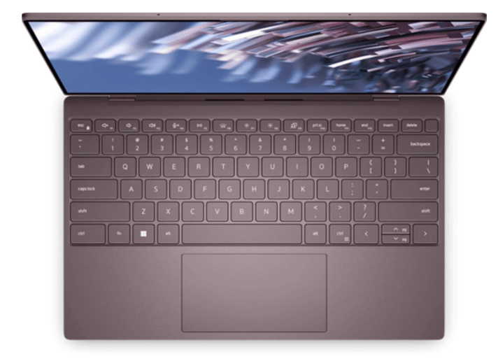 Backlit keyboard of Dell XPS 13 9315 premium laptop