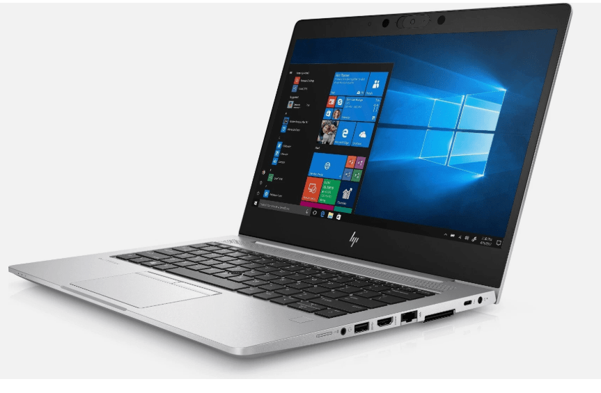 Lightweight silver HP EliteBook 830 G6 – perfect for office and remote work