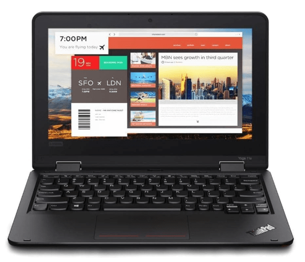 Affordable refurbished Lenovo Yoga 11e laptop for online learning in Kenya